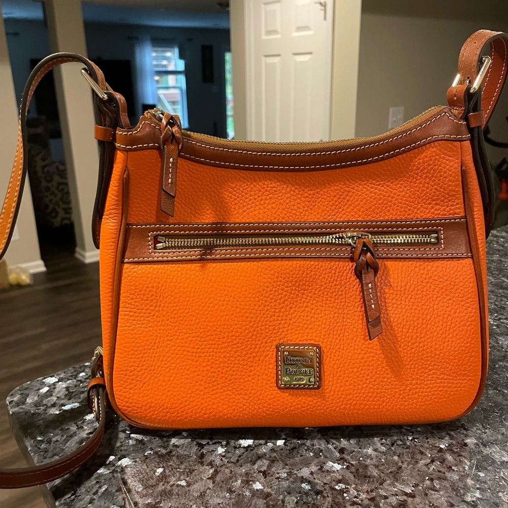 Dooney & Bourke Vibrant Orange Crossbody Bag